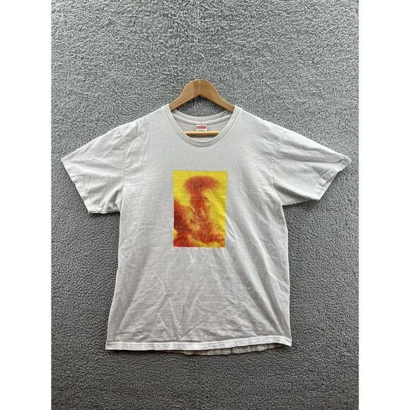 Supreme Andre Serrano Madonna & Child White T-Shirt Size Large - Picture 1 of 6